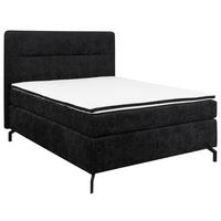 BOXSPRINGBETT 140/200 cm  in Schwarz  - Schwarz, Design, Textil/Metall (140/200cm) - Esposa