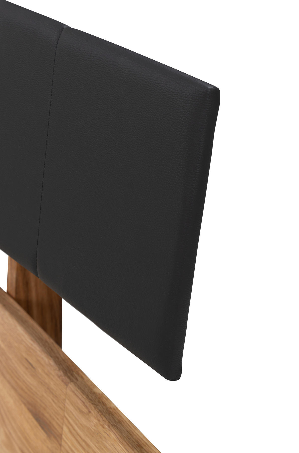 BETT 140/200 cm  in Schwarz, Eichefarben  - Eichefarben/Schwarz, MODERN, Holz/Textil (140/200cm) - MID.YOU