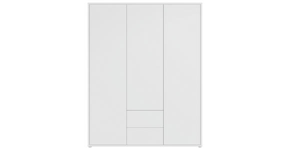 DREHTÜRENSCHRANK 169/214/60 cm,  in Weiß, 3-türig  - Weiß, Trend, Holzwerkstoff (169/214/60cm) - Carryhome