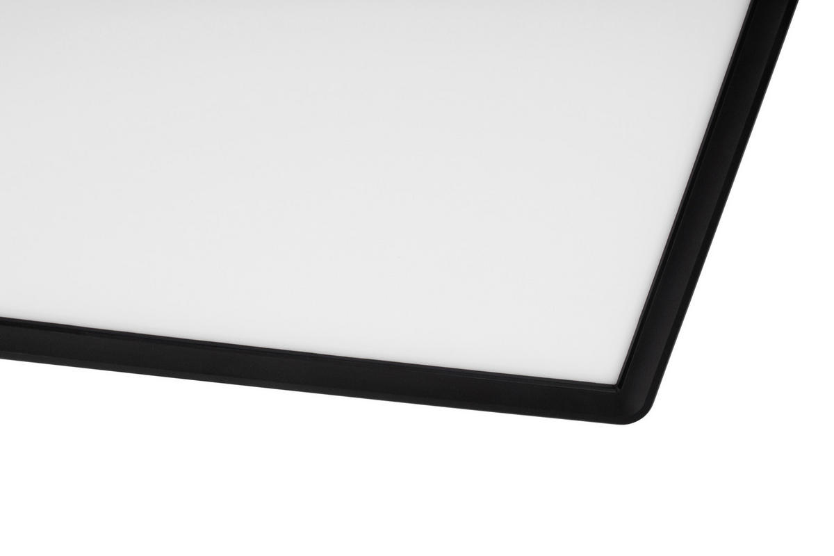 STROPNÍ LED SVÍTIDLO, 29,3/29,3/2,8 cm - černá, Basics, plast (29,3/29,3/2,8cm) - Novel
