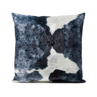 ZIERKISSEN PAULA 40/40 cm  - Graublau/Weiß, KONVENTIONELL, Textil (40/40cm) - Novel