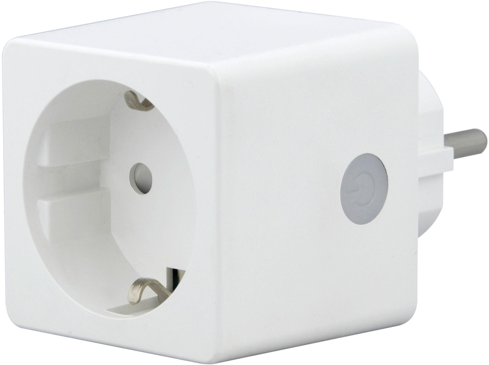 ADAPTERSTECKER - Weiß, Basics, Kunststoff (5,2/5,2/4,9cm)