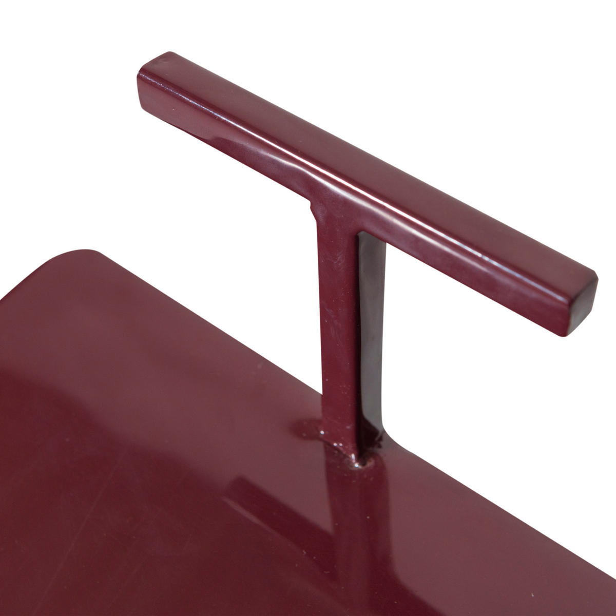 BEISTELLTISCH in Metall 22/22/64 cm  - Aubergine, Design, Metall (22/22/64cm) - Livetastic