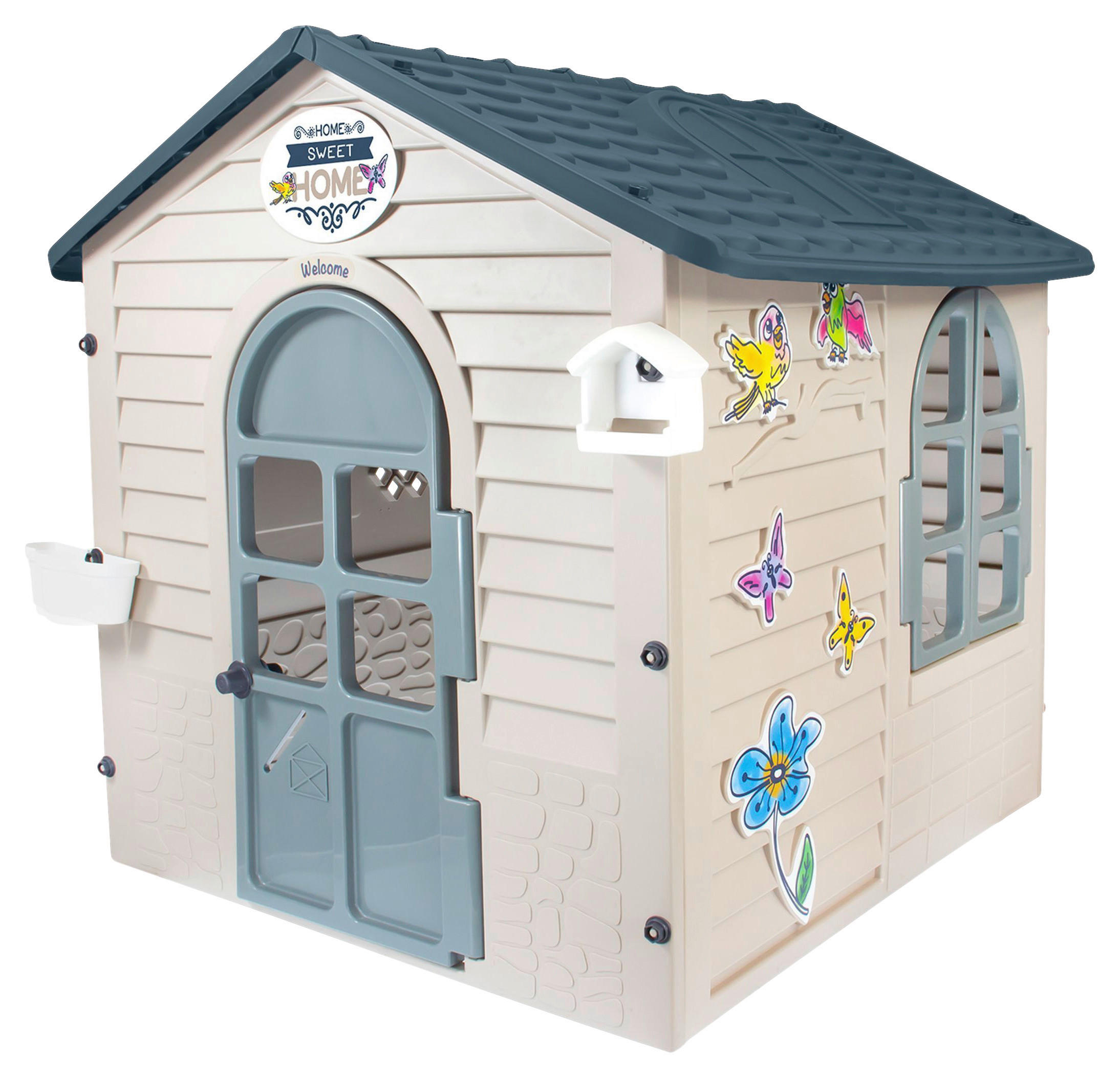 GARTENHAUS - Beige, Basics, Kunststoff (122/120/120,5cm)