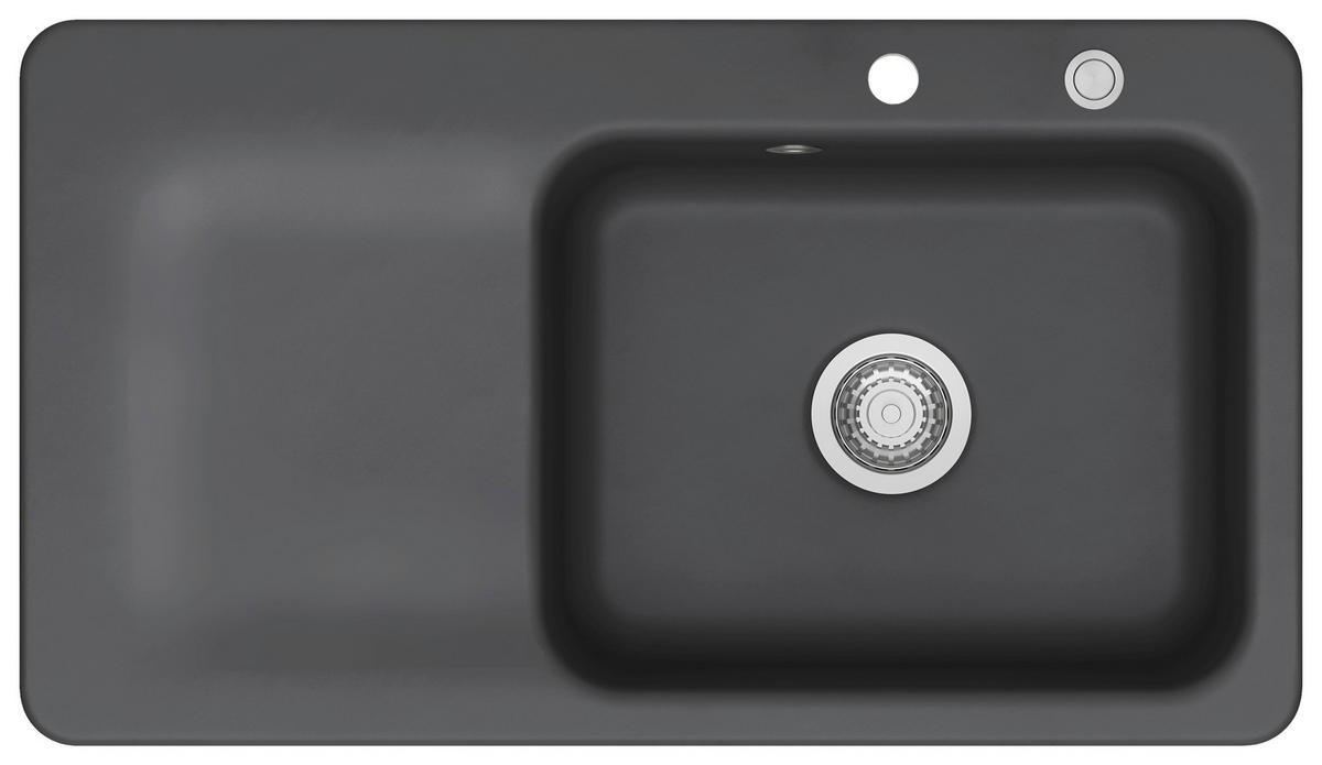 SPÜLE Juna 90 / 50140285  - Schieferfarben, Basics, Keramik (90/20/51cm) - Systemceram