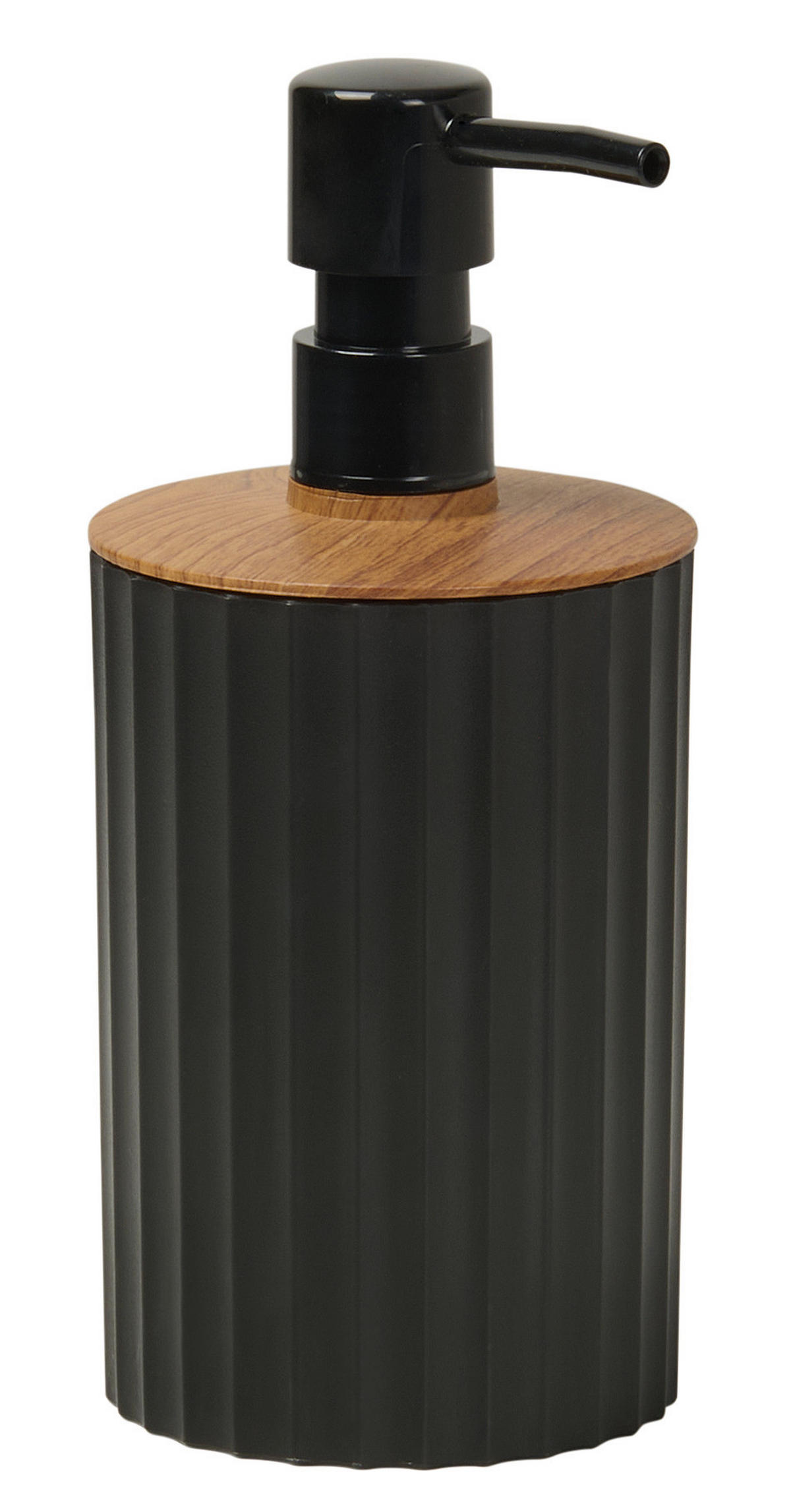 BAD-ACCESSOIRE-SET - Schwarz/Braun, Kunststoff - Dieter Knoll