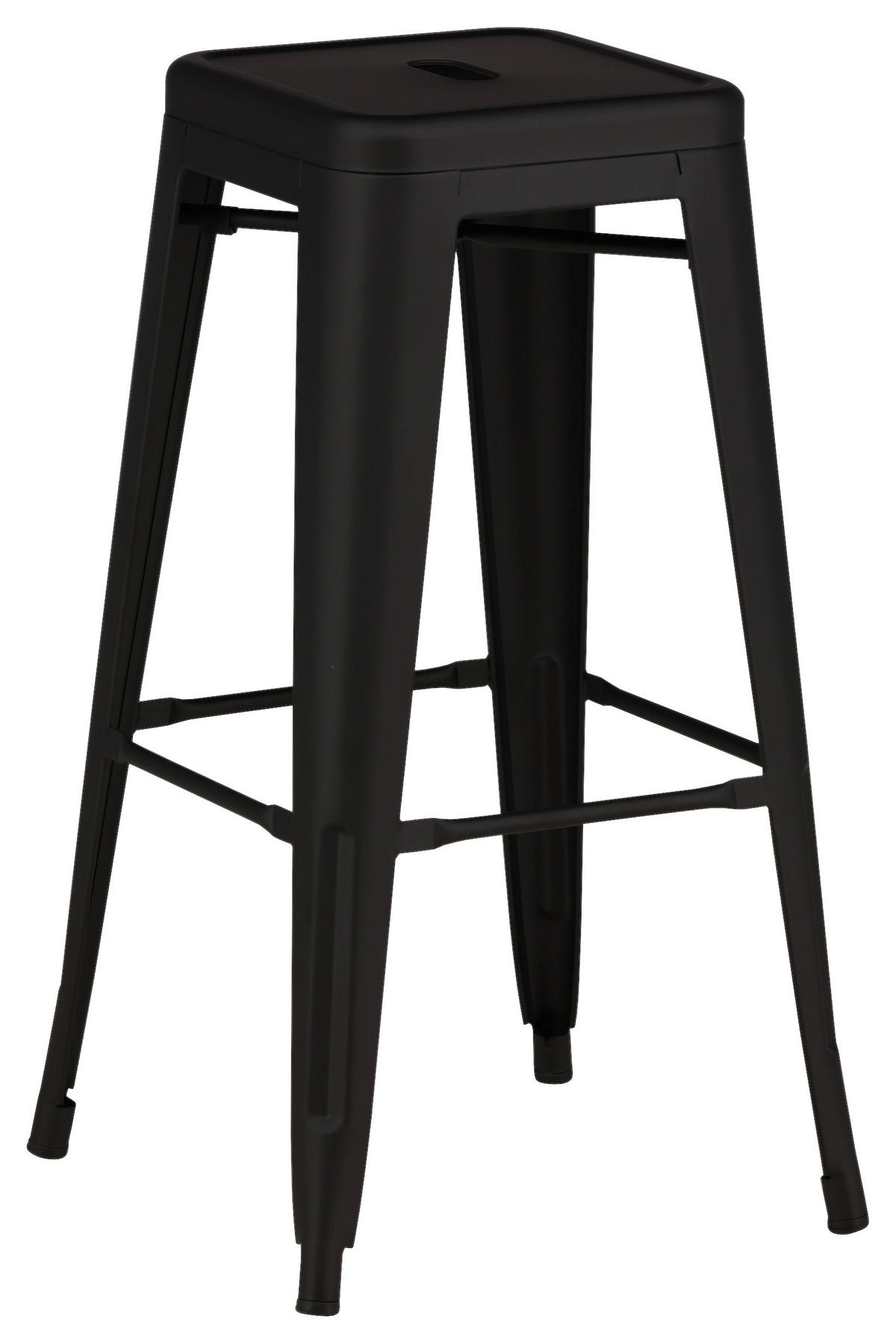 BARPALL SET i svart  - svart, Design, metall (43/76/43cm) - Livetastic
