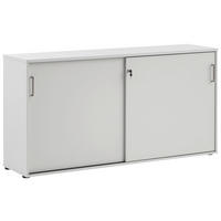 AKTENSCHRANK Hellgrau  - Hellgrau, KONVENTIONELL, Holzwerkstoff (160/84,2/41cm) - MID.YOU