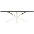 TISCHGESTELL in Metall 160/75/72 cm - Creme, Design, Metall (160/75/72cm) - Landscape