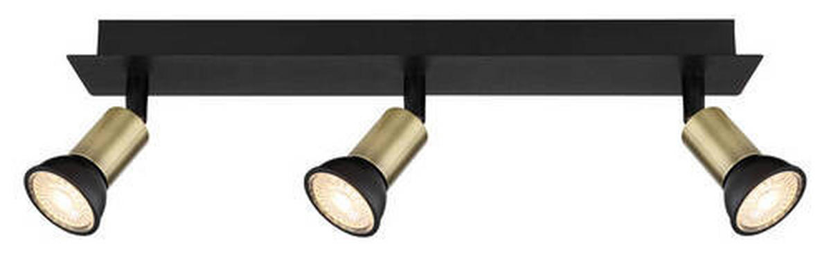 STRAHLER - Goldfarben/Schwarz, Design, Metall (40/6/9cm) - Globo