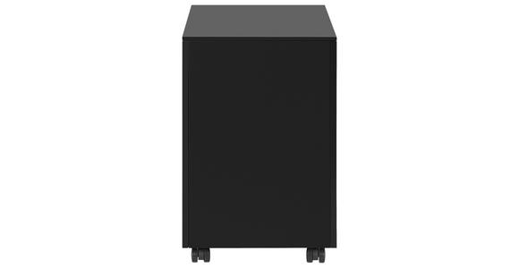ROLLCONTAINER 39/60/45 cm  - Schwarz, KONVENTIONELL, Kunststoff/Metall (39/60/45cm) - Novel