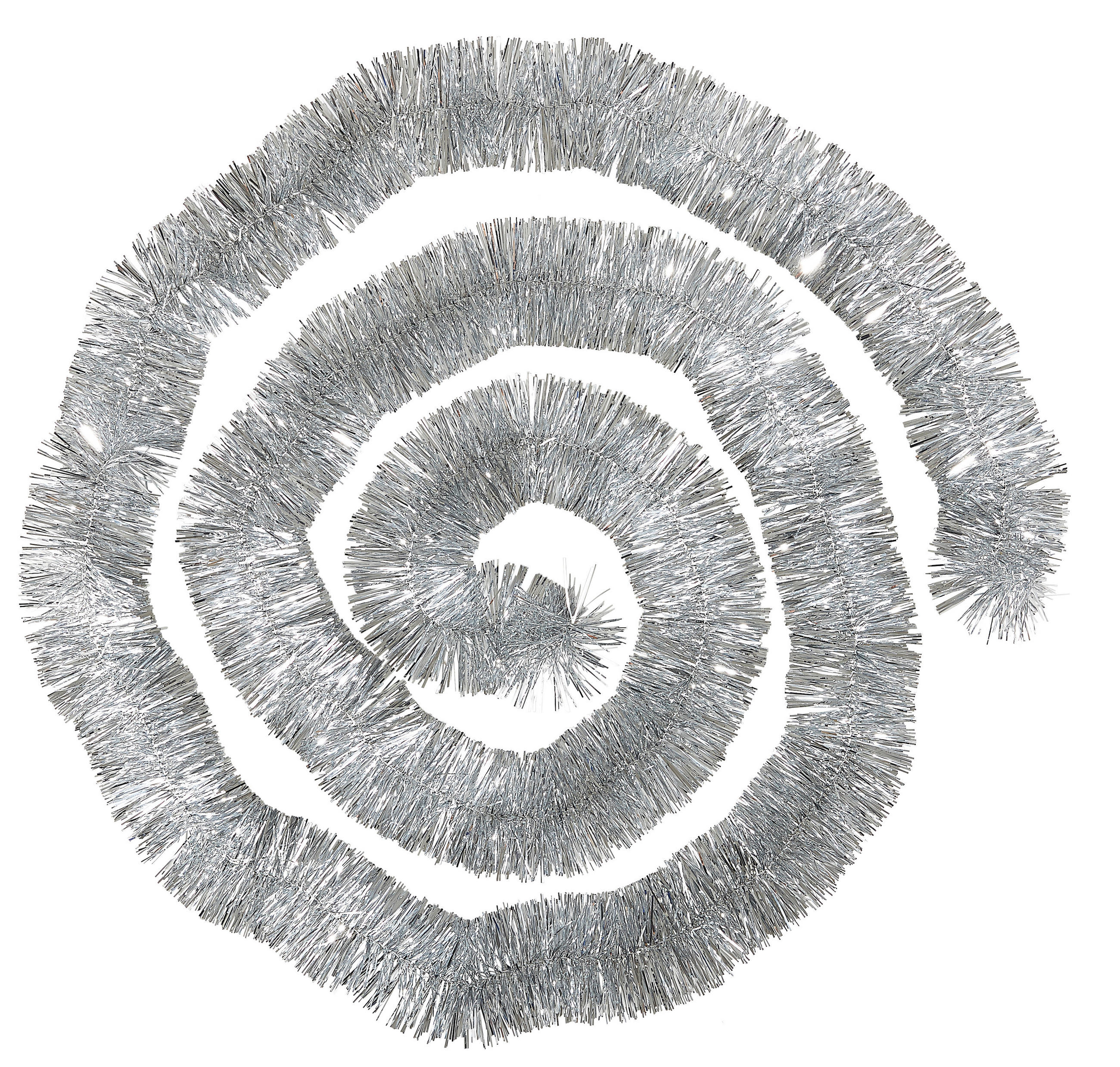 GIRLANDE  - Silberfarben, LIFESTYLE, Kunststoff (270/7cm)