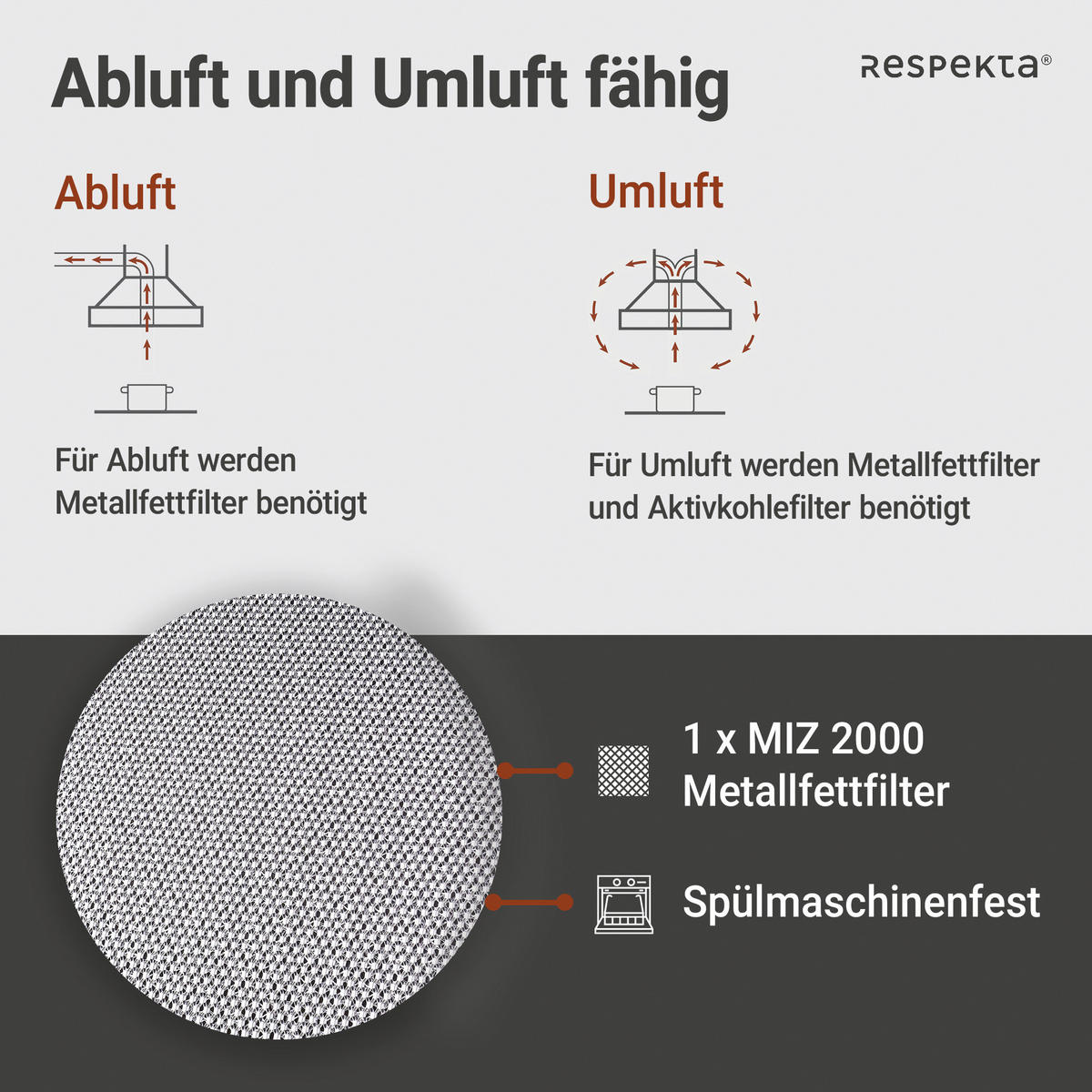 DUNSTABZUGSHAUBE CH35060MS-19  - Schwarz, Trend, Glas/Metall (60/59,5-87,5/26,3cm) - Respekta