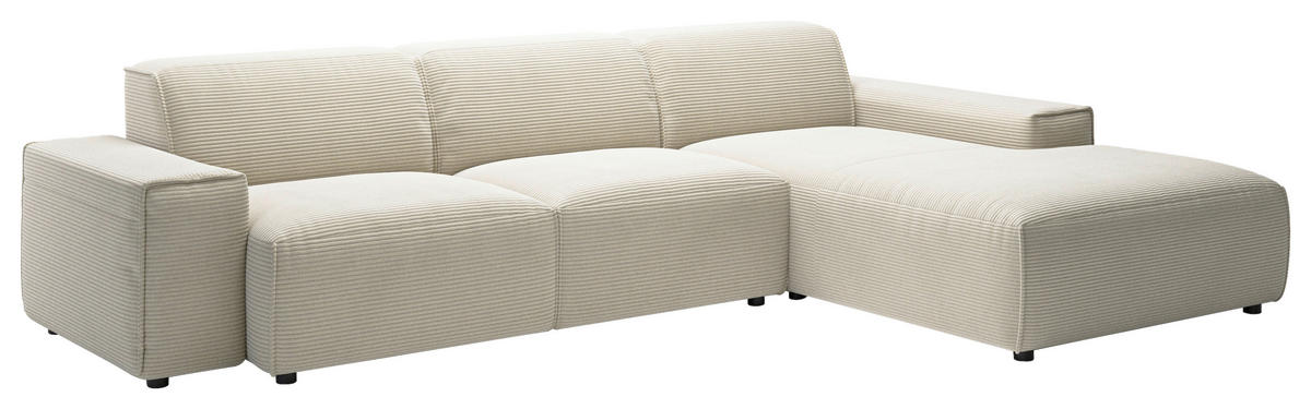 ROHOVÁ SEDAČKA, textil, přírodní barvy - černá/přírodní barvy, Design, textil/plast (300/189cm) - Livetastic