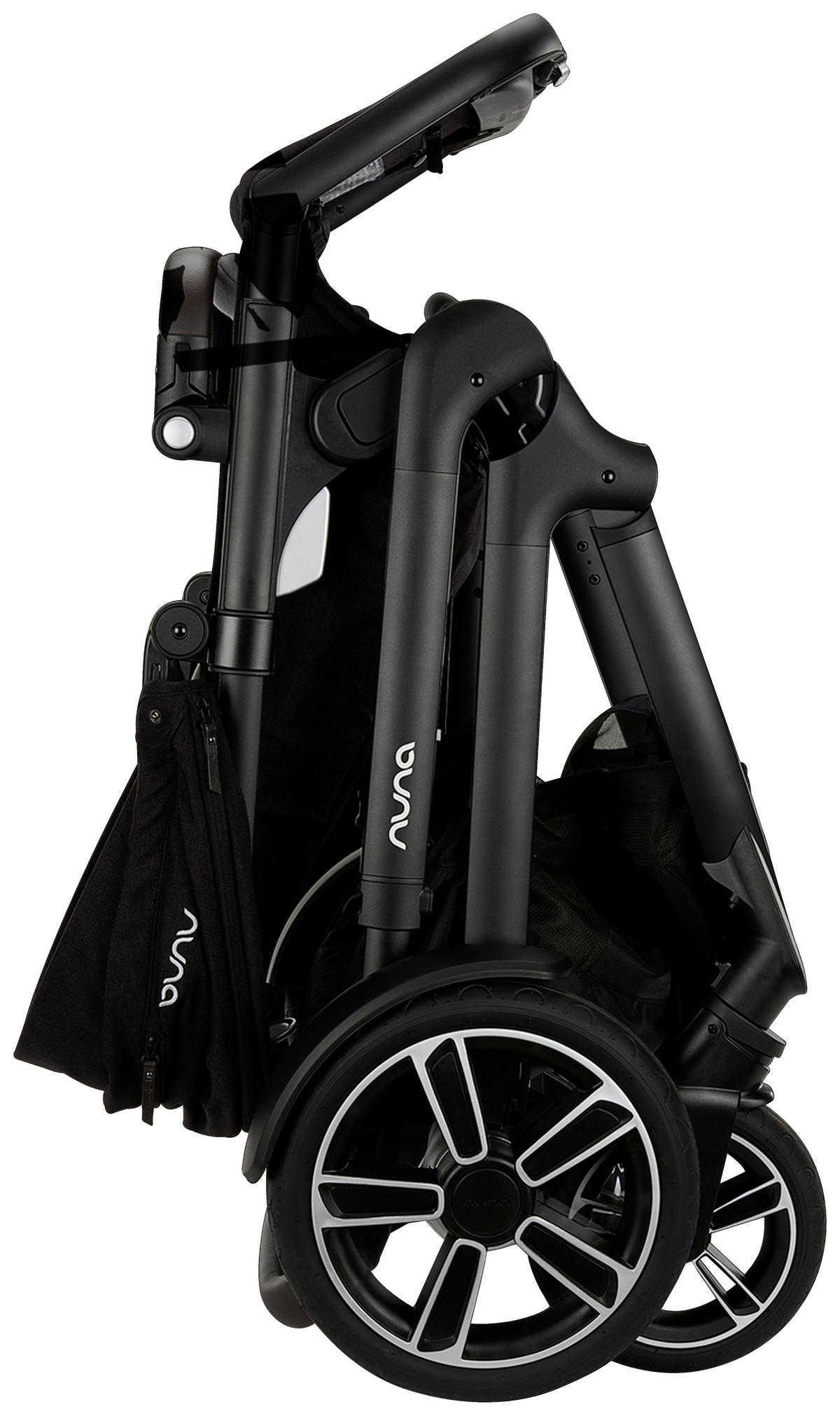 GESCHWISTERWAGEN Demi next  - Schwarz, Basics, Textil/Metall (63/123/83cm) - Nuna