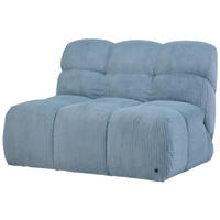 SESSEL in Cord Pastellblau  - Pastellblau/Schwarz, KONVENTIONELL, Textil/Metall (105/78/90cm) - Tom Tailor