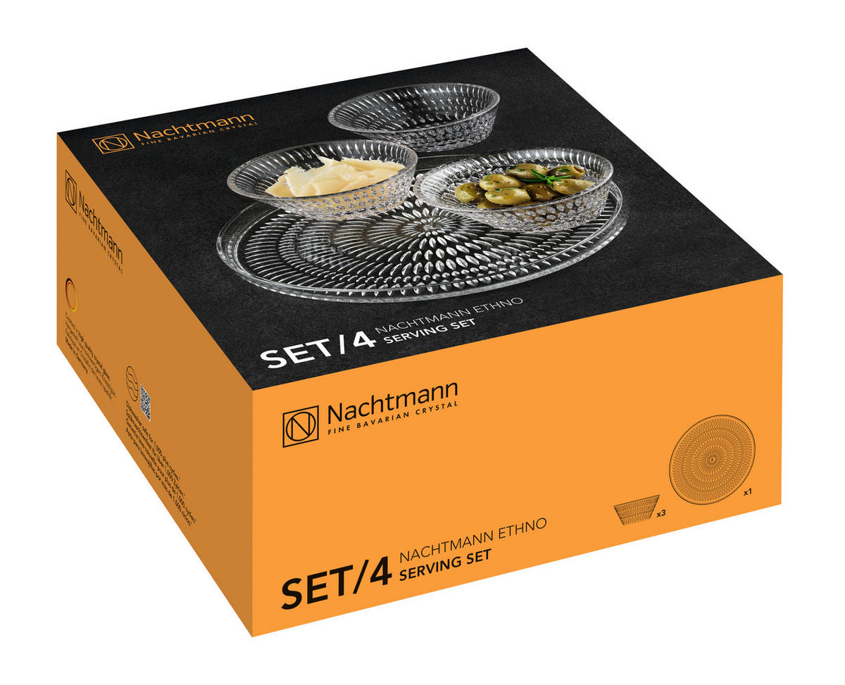 SERVIERPLATTE - Klar, Basics, Glas (1,2kg) - Nachtmann