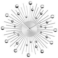 WANDUHR  Silberfarben  - Silberfarben, Metall (55/10cm)