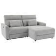 ECKSOFA  in Webstoff Grau  212/101 cm  - Schwarz/Grau, Design, Kunststoff/Textil (212/101cm) - Carryhome