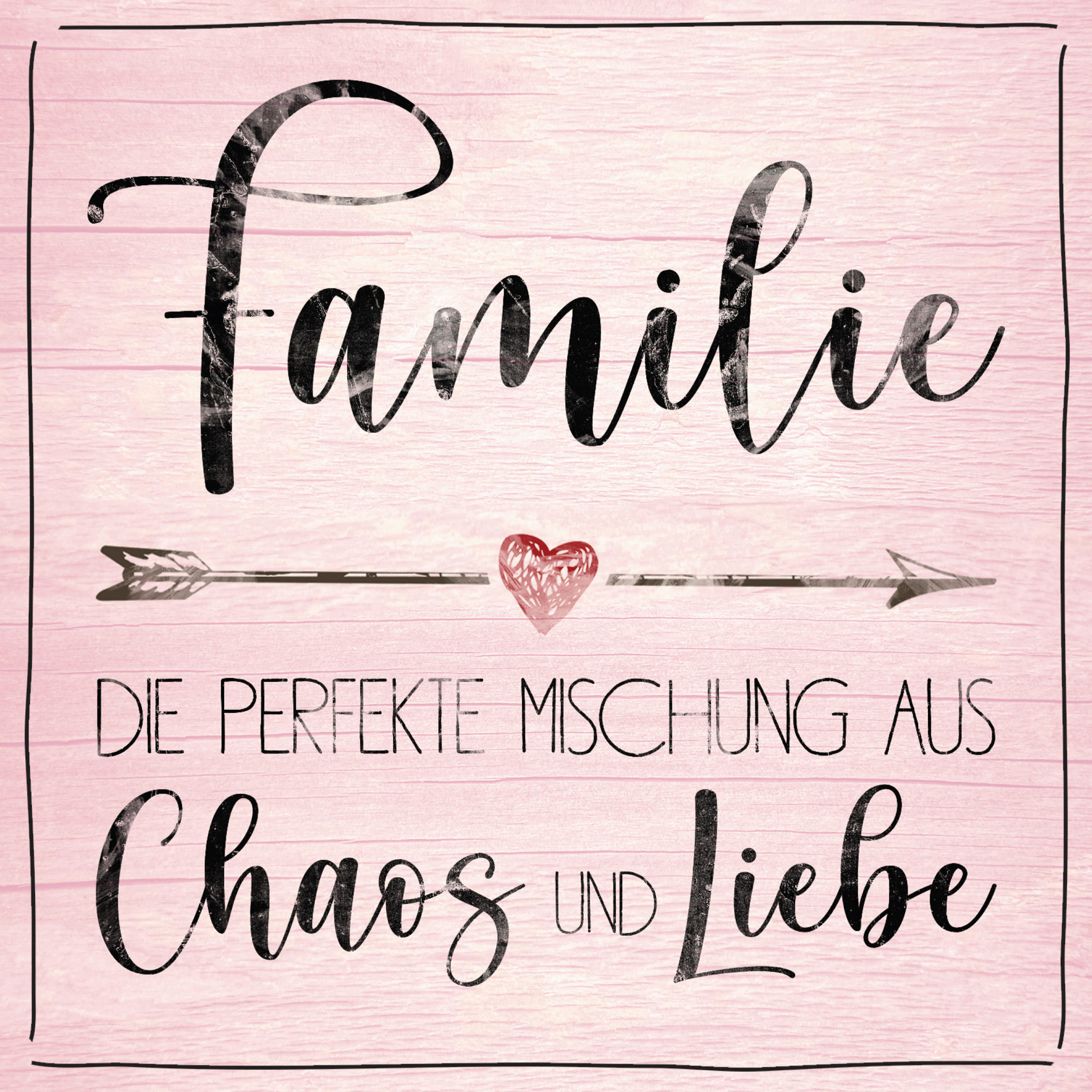 DEKOPANEEL Text Multicolor  - Multicolor, Basics, Holz (20/20/0,3cm)