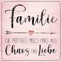 DEKOPANEEL Text Multicolor  - Multicolor, Basics, Holz (20/20/0,3cm)