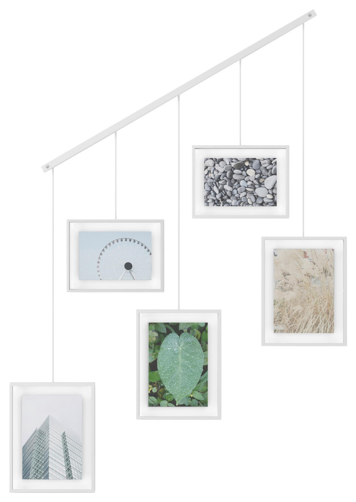 COLLAGERAM 79,4/3,18/69,5 cm  - vit, Design, metall/glas (79,4/3,18/69,5cm) - Umbra