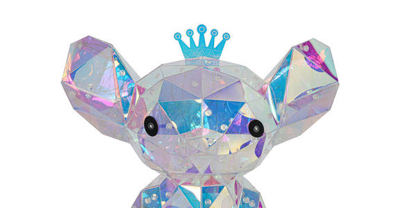 TISCHLEUCHTE - Transparent/Perlmutt, Trend, Kunststoff (21/27/30cm) - Novel