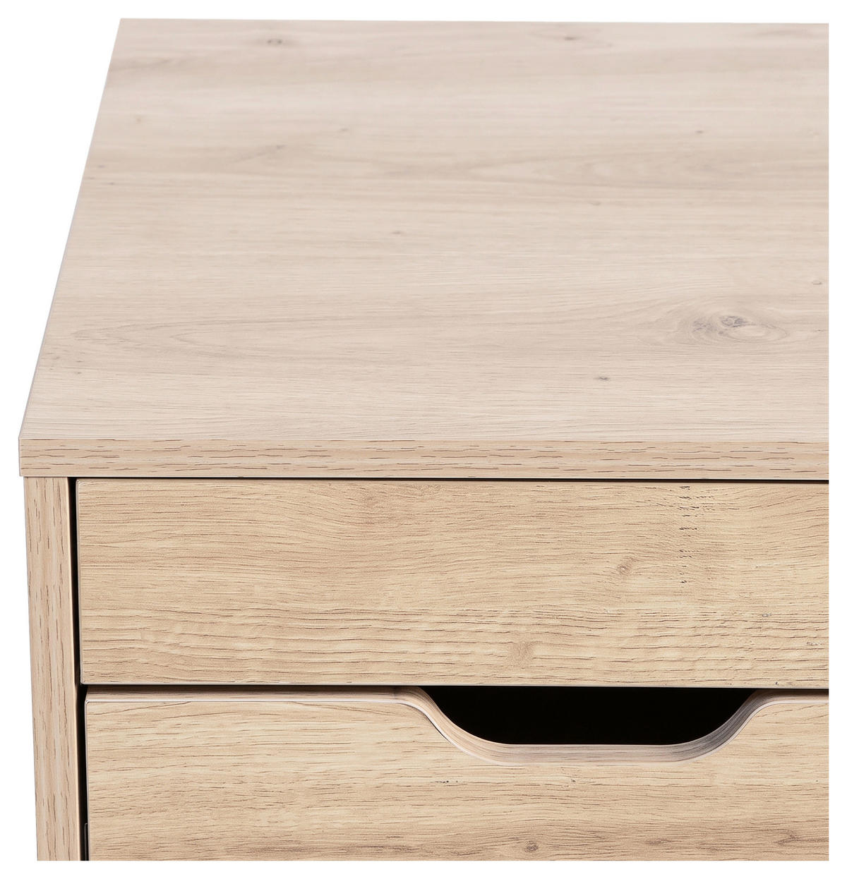 ROLLCONTAINER Eiche Artisan  - Eiche Artisan, KONVENTIONELL, Holzwerkstoff/Kunststoff (40/66,5/45cm) - Carryhome