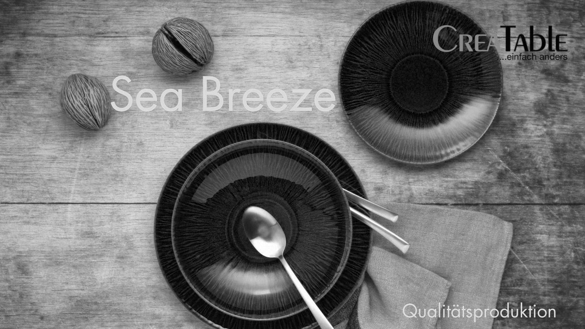 SCHÜSSELSET Sea Breeze 2-teilig  - Multicolor, Design, Keramik - Creatable