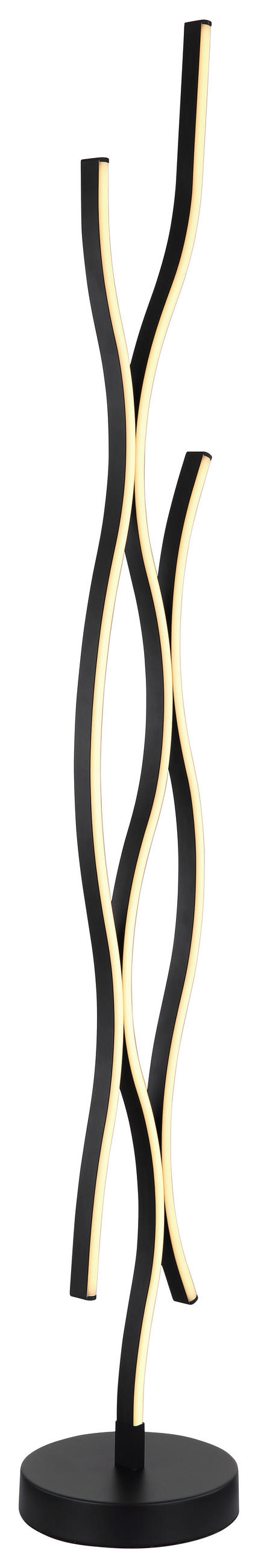 SVJETILJKA PODNA  - crna/opalna, Trend, metal/plastika (20/135cm) - Globo