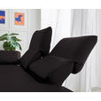 RÉCAMIERE in Echtleder Dunkelbraun  - Chromfarben/Dunkelbraun, Design, Leder/Metall (209/85-109/95-16cm) - Dieter Knoll