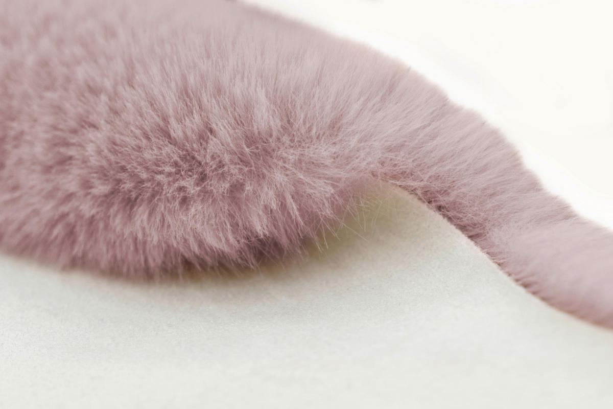 KOBEREC S VYSOKÝM VLASEM, 60/90 cm, růžová - růžová, Trend, textil (60/90cm)