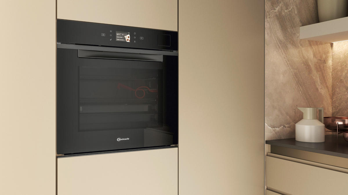 DAMPFBACKOFEN BBI11P8FHT2SK  - Schwarz, Basics, Glas/Metall (59,5/59,7/56,4cm) - Bauknecht