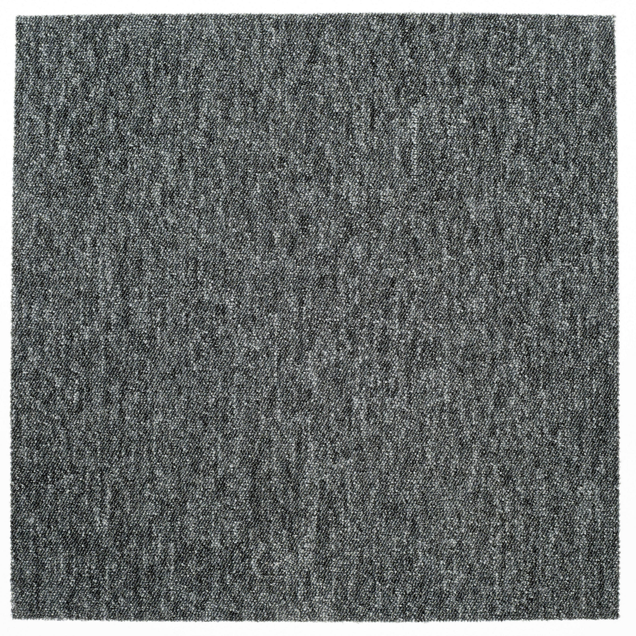 TEPPICHFLIESE Mustang 77 50/50 cm  in Anthrazit  - Anthrazit, Basics, Textil (50/50cm)