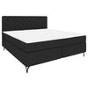 BOXSPRINGBETT 180/200 cm  in Anthrazit  - Anthrazit/Schwarz, KONVENTIONELL, Textil/Metall (180/200cm) - Boxxx