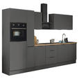 KÜCHENBLOCK   in Graphitfarben  - Schwarz/Graphitfarben, Basics, Holzwerkstoff/Metall (310/211/60cm) - Xora
