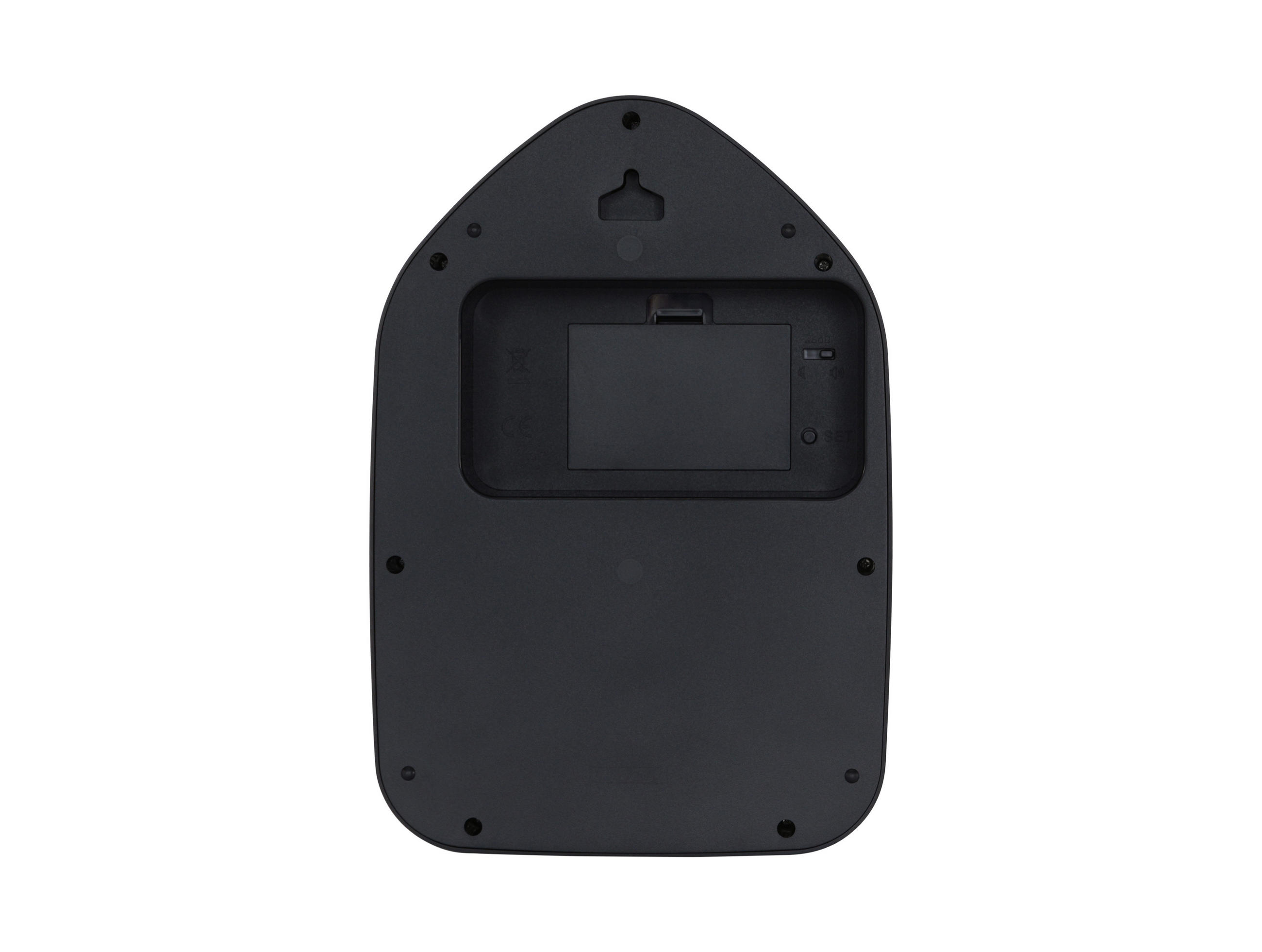 WANDUHR  Schwarz  - Schwarz, Basics, Kunststoff (20/29.1cm) - Karlsson