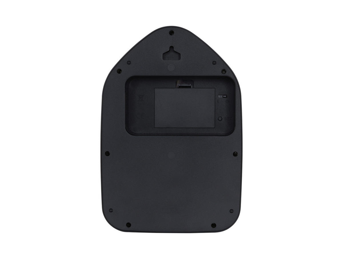 WANDUHR Modern Kitty Schwarz  - Schwarz, Basics, Kunststoff (20/29.1cm) - Karlsson