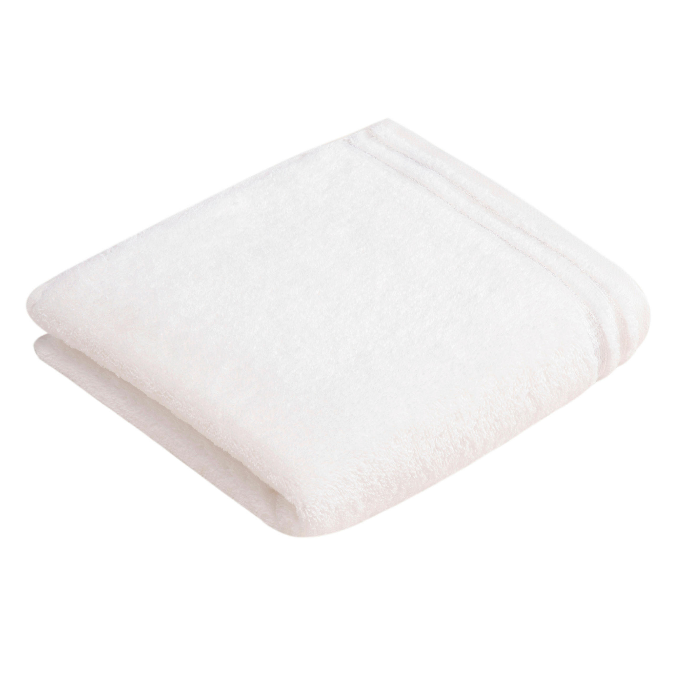 HANDTUCH 60/110 cm Calypso Feeling Weiß  - Weiß, KONVENTIONELL, Textil (60/110cm) - Vossen