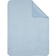 SCHMUSEDECKE Pom Pom  75/100 cm  - Blau, Basics, Textil (75/100cm) - My Baby Lou