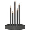 LED-KERZE  - Weiß/Grau, Basics, Kunststoff/Metall (32/46cm) - Eglo