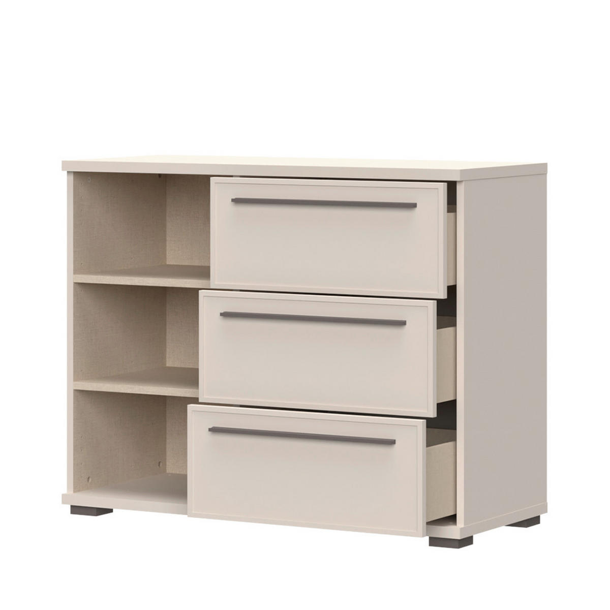 KOMODA, kašmir  - kašmir, Design, umetna masa/leseni material (107/85/45cm) - Hom`in