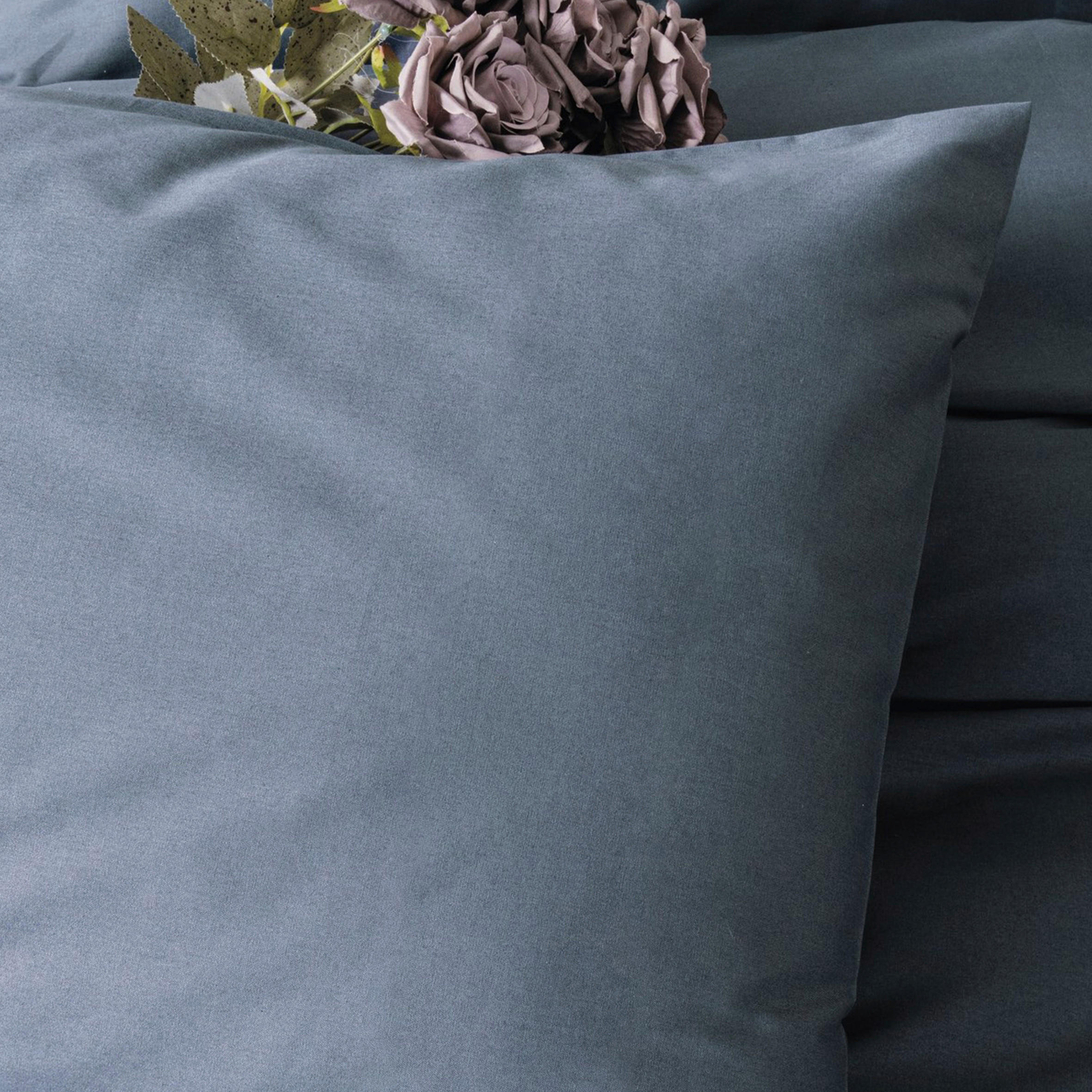 BETTWÄSCHE Renforcé 155/220 cm  - Anthrazit, Basics, Textil (155/220cm)