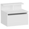 NACHTKÄSTCHEN 39,8/35/31,6 cm  in Weiß  - Weiß, Design, Holzwerkstoff (39,8/35/31,6cm) - MID.YOU