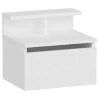 NACHTKÄSTCHEN 39,8/35/31,6 cm  in Weiß  - Weiß, Design, Holzwerkstoff (39,8/35/31,6cm) - MID.YOU