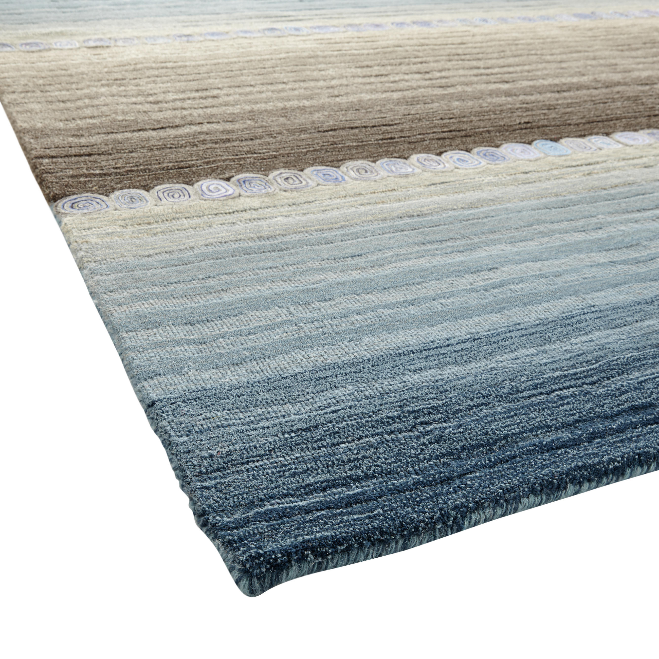 ORIENTTEPPICH 80/300 cm Twilight in Blue  - Blau/Grau, Konventionell, Textil (80/300cm) - Cazaris