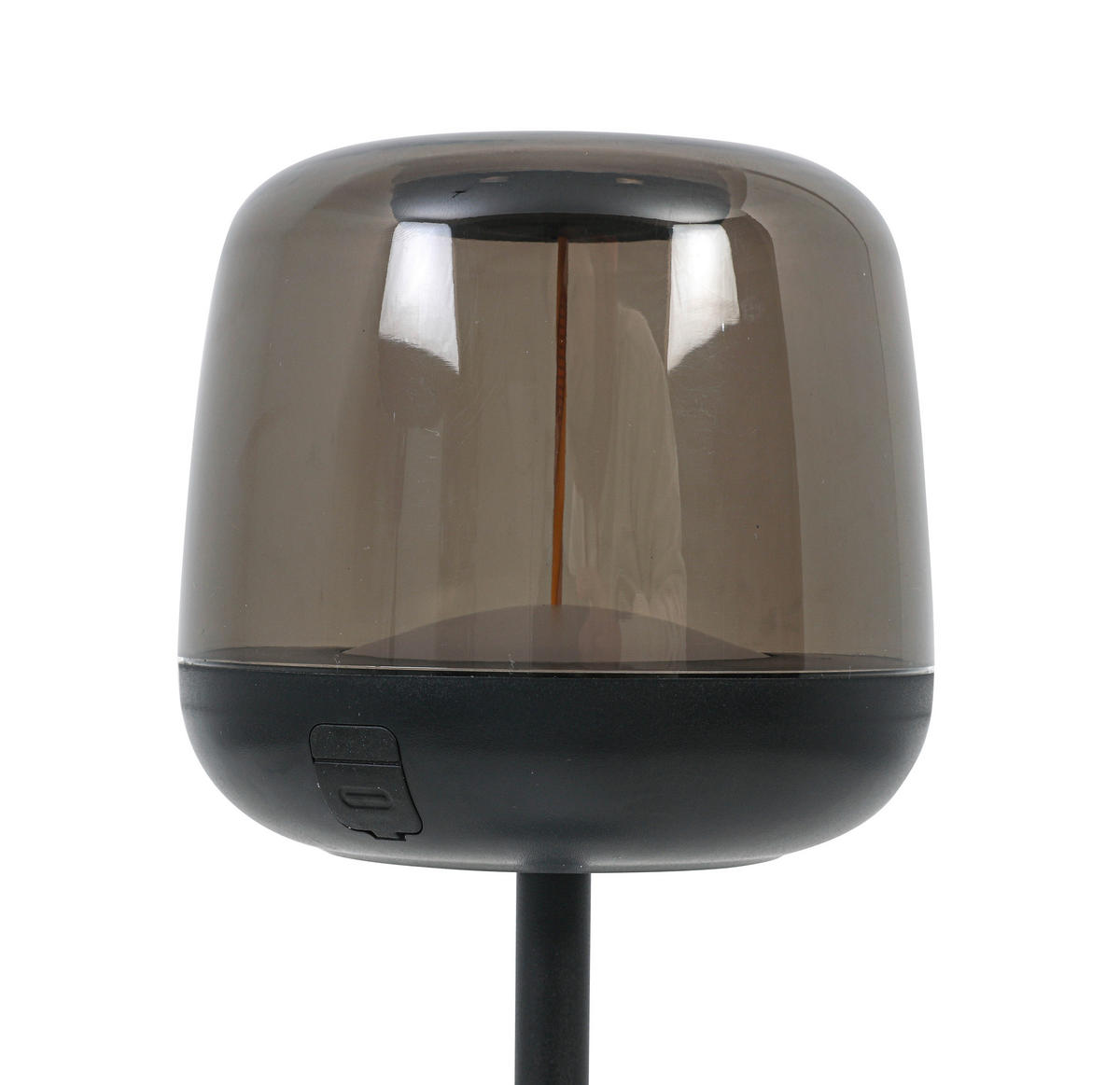 NAMIZNA SVETILKA ZA POLNJENJE        11,5/36,7 cm       - črna/prosojno, Trend, kovina/umetna masa (11,5/36,7cm) - Novel