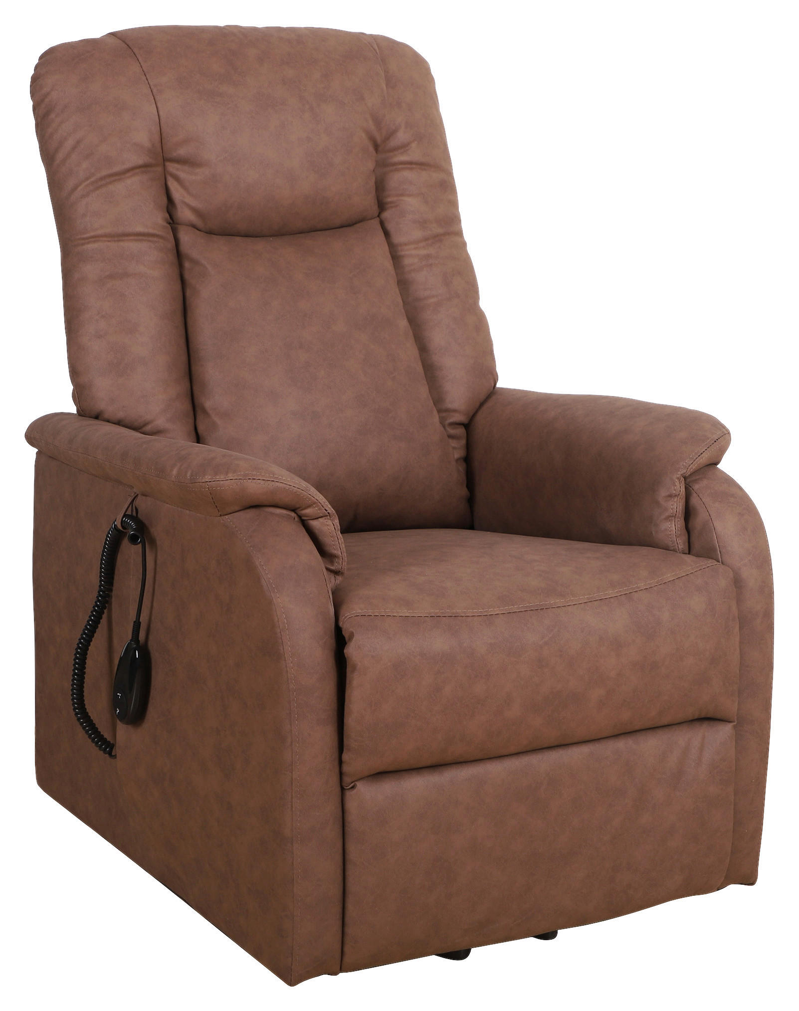 Cantus TELEVIZNÍ KŘESLO, kov, textil, hnědá