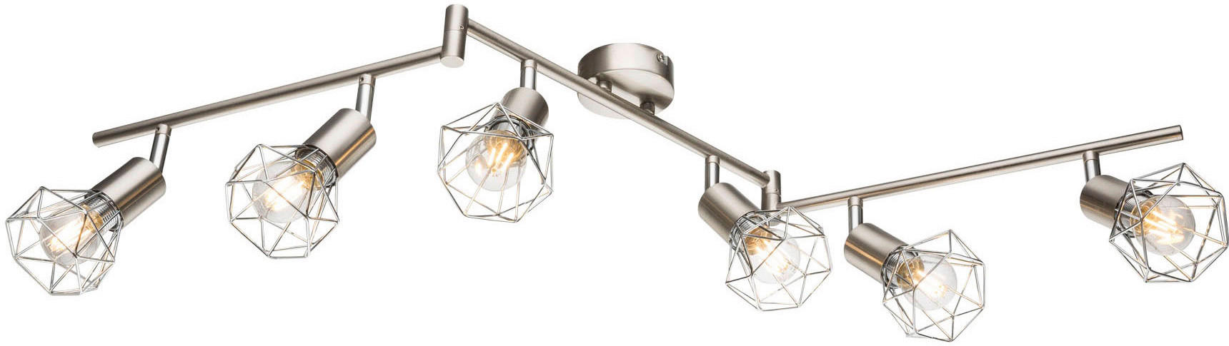 Strahler Evelin 6-Flammig verstellbar L: 105 cm