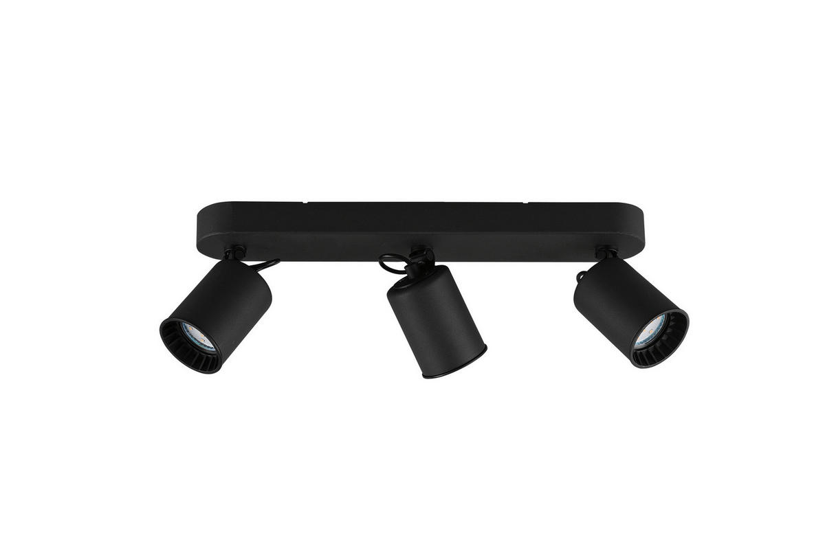 STRAHLER - Schwarz, Konventionell, Kunststoff/Metall (41/15/7cm) - Trio Leuchten
